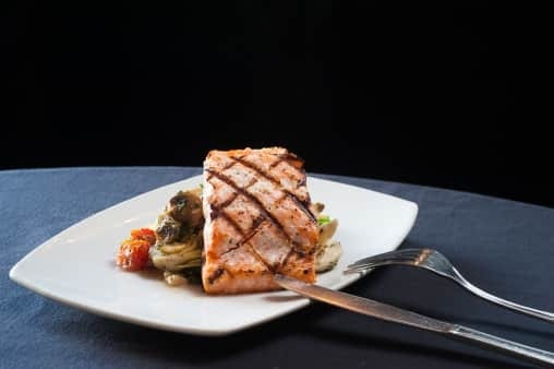 Grilled Salmon.