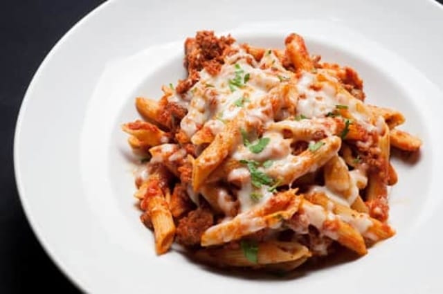 Penne and Sausage.