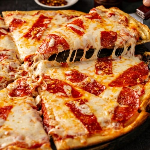 Sausage Pizza.