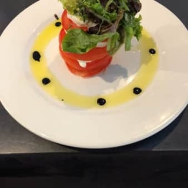 Tomato Caprese Salad.