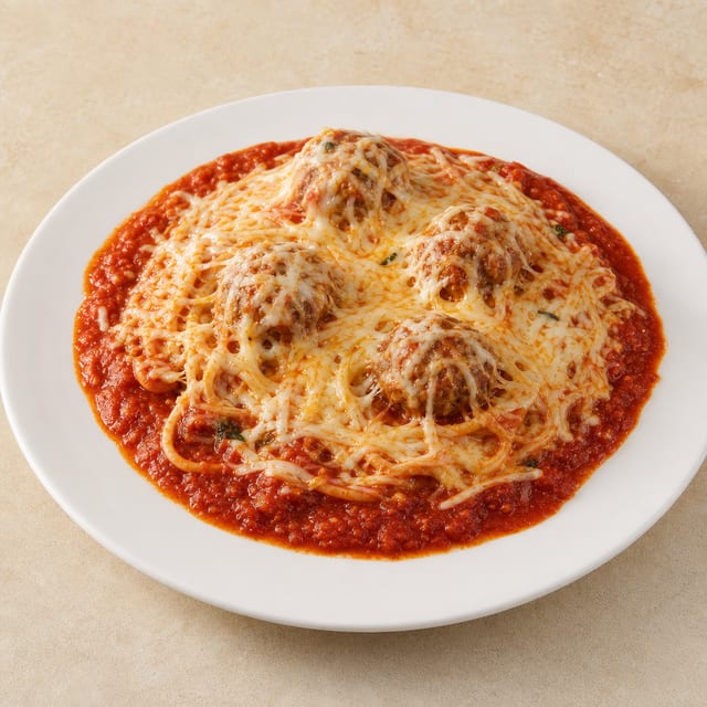 Pasta and Meatballs.