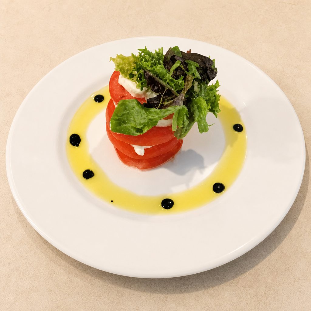 Tomato Caprese Salad.