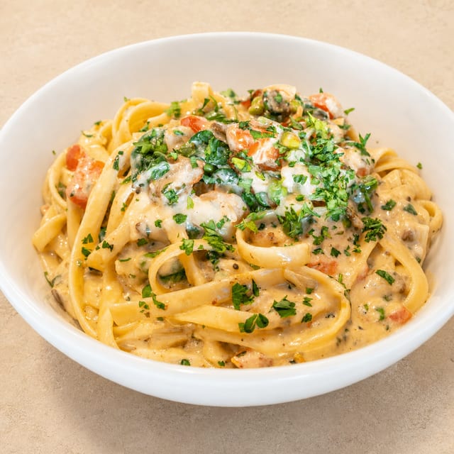 Pork Carbonara.