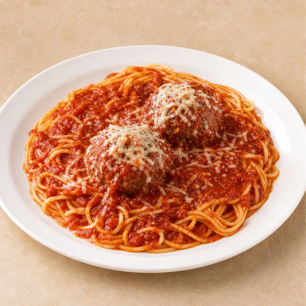 Kids - Spaghetti and Meatballs.