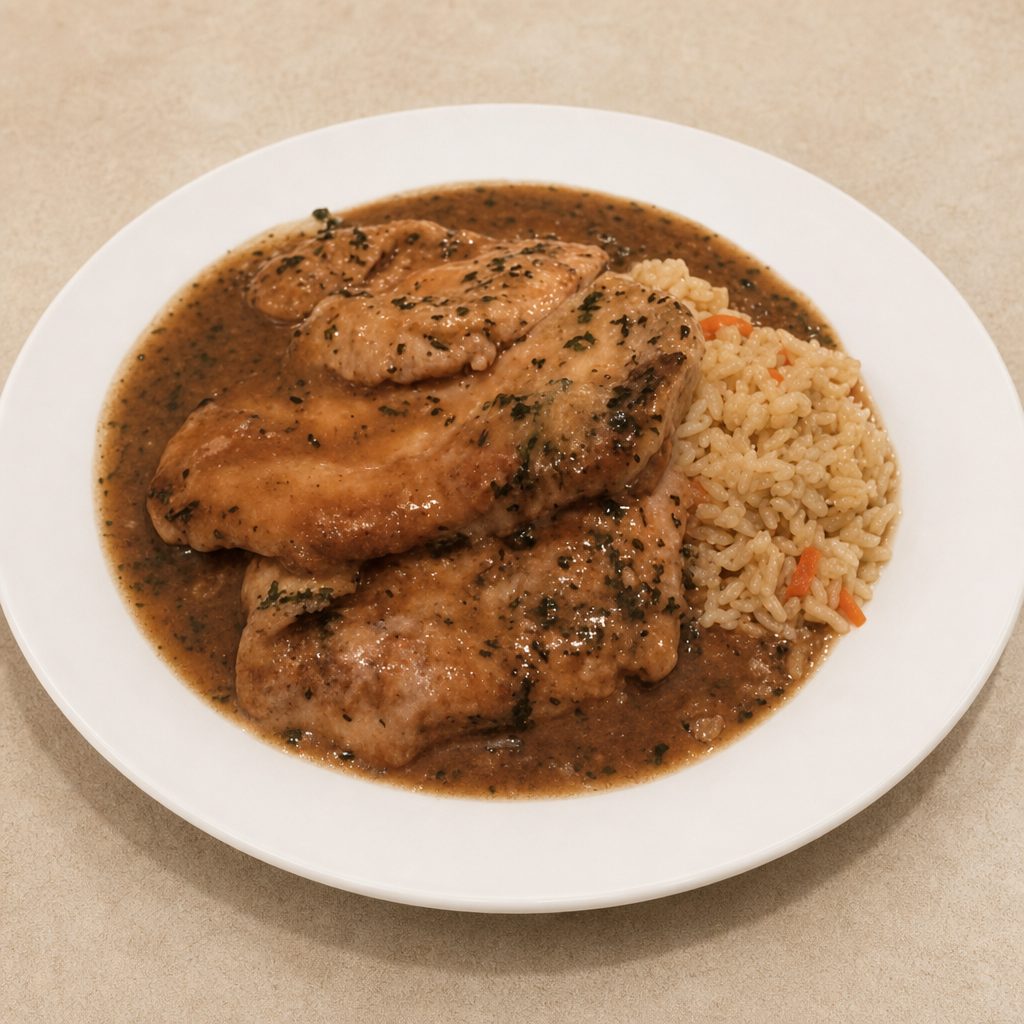 Chicken Marsala.