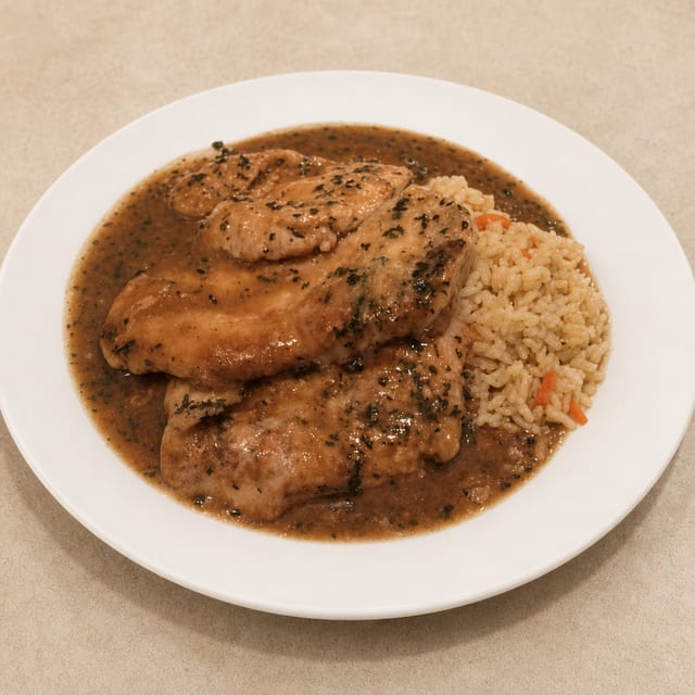 Chicken Marsala.