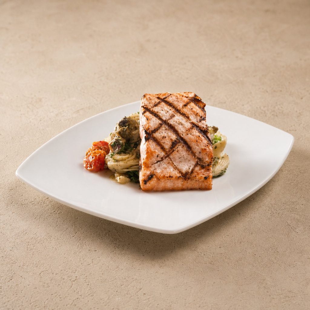 Grilled Salmon.