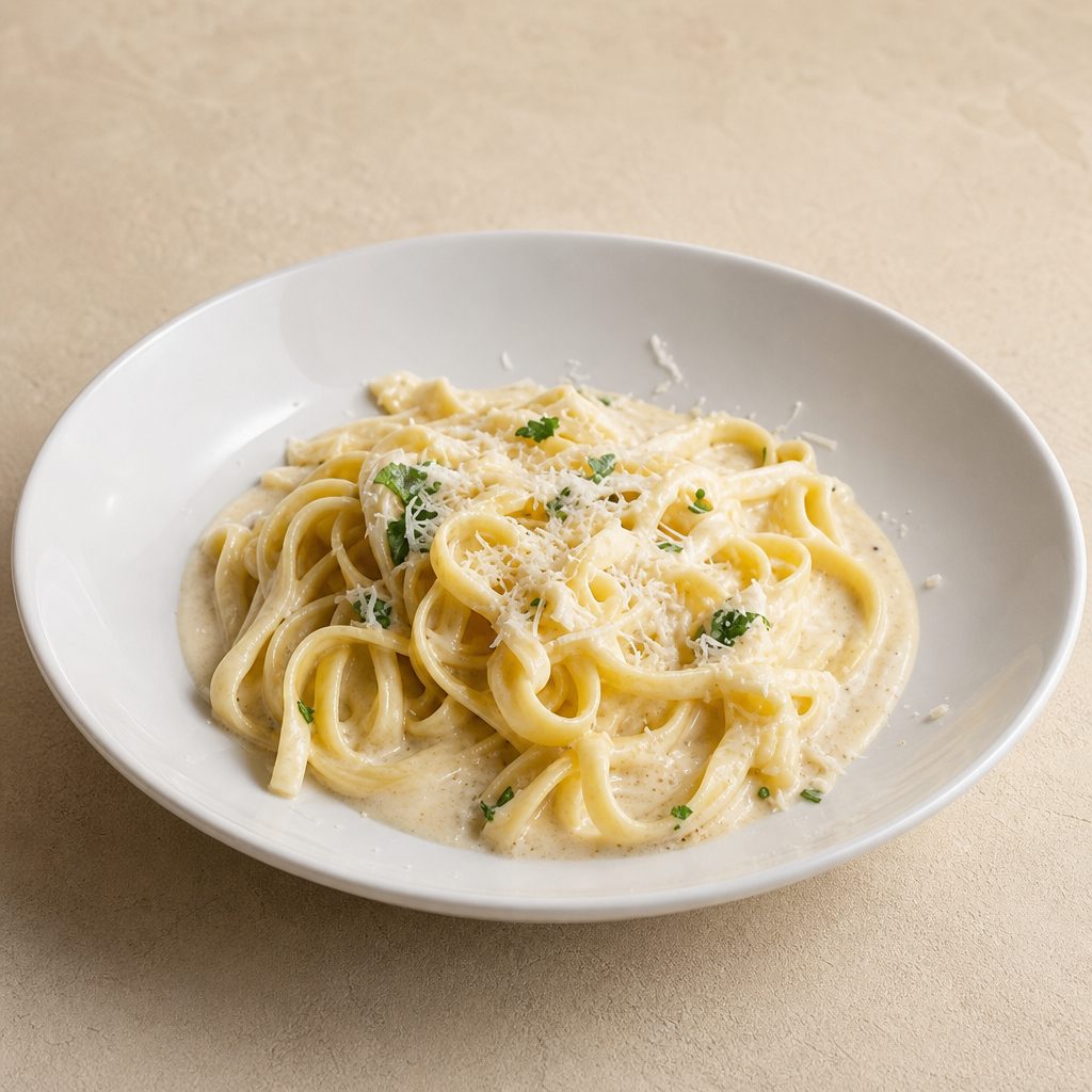 Fettuccine Alfredo.