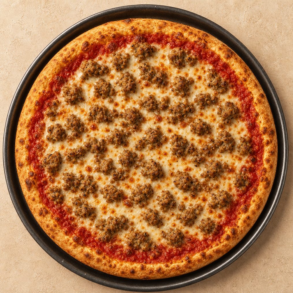 Sausage Pizza.