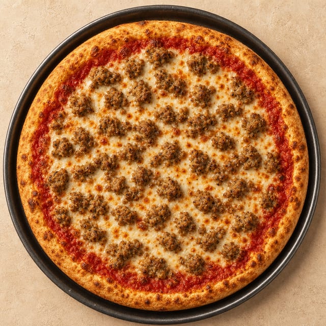 Sausage Pizza.