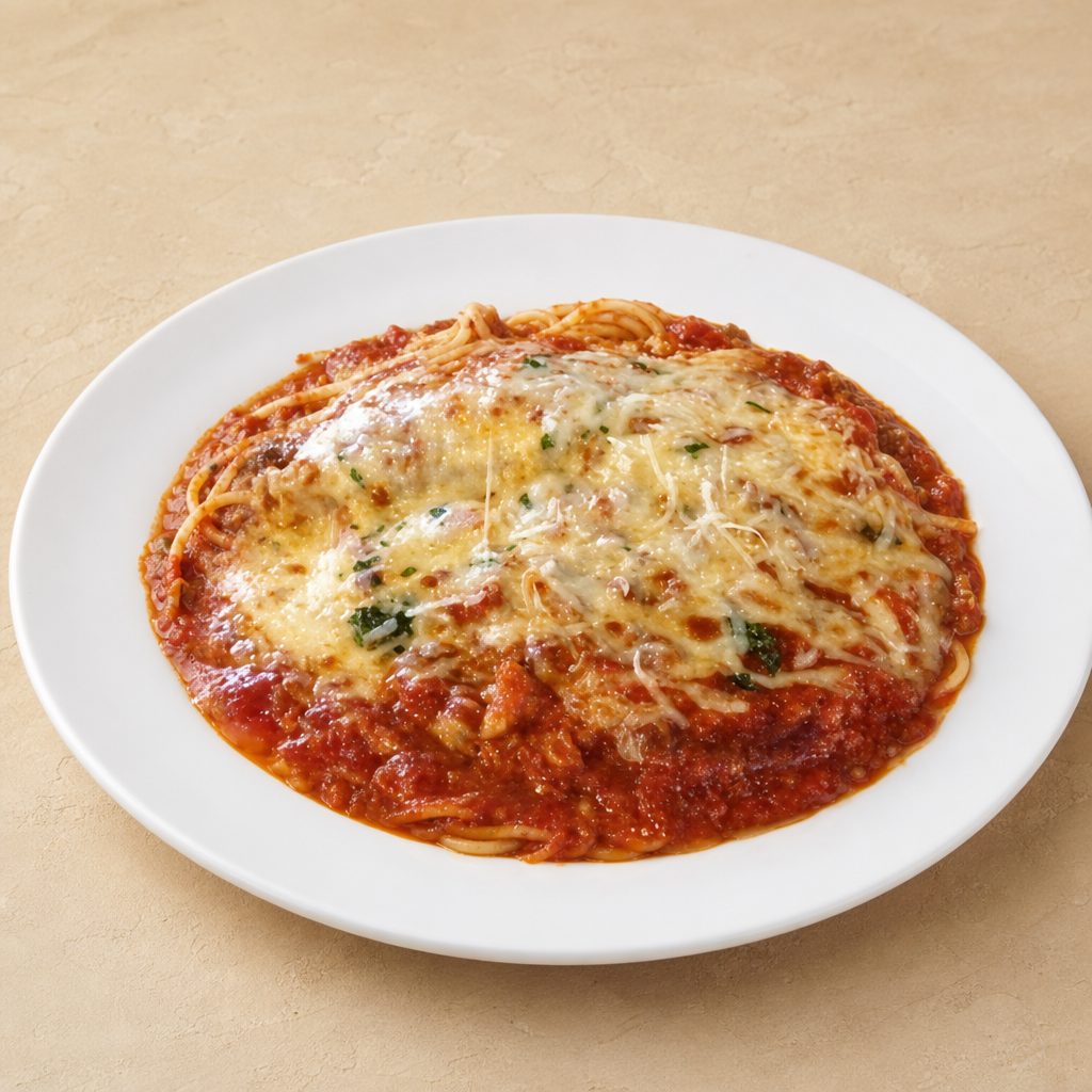 Pasta and Meatballs.