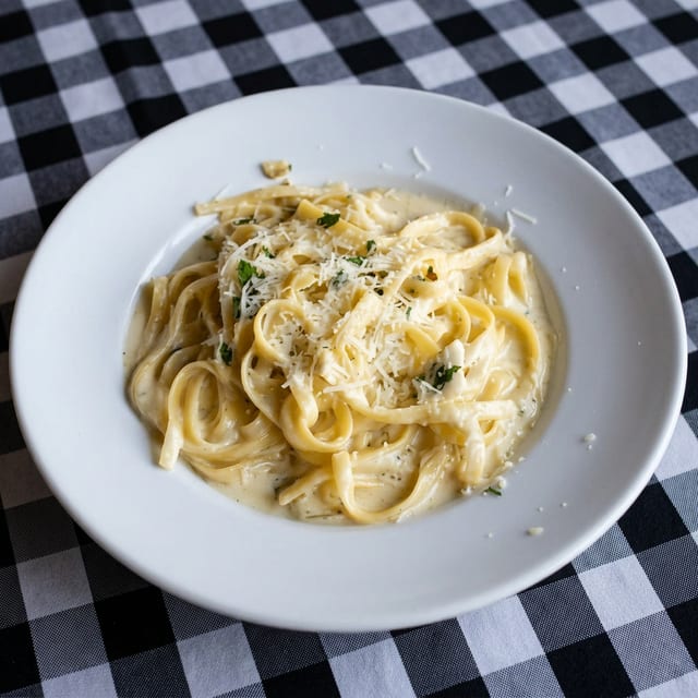 Fettuccine Alfredo.