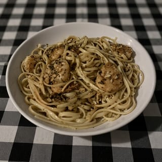 Scampi with Linguine