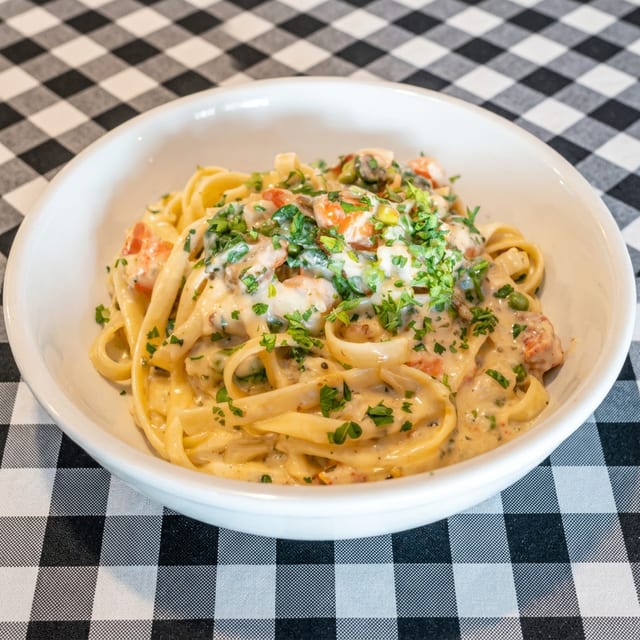 Pork Carbonara.