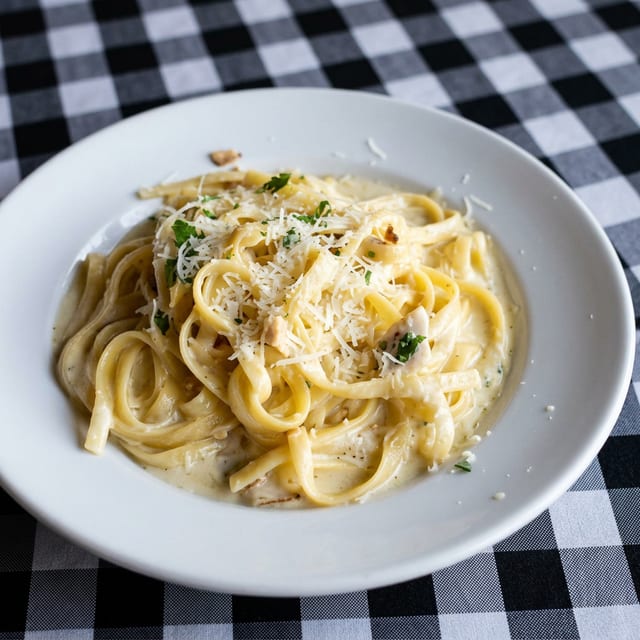 Fettuccine Alfredo.