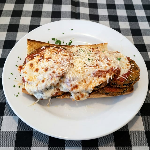 Eggplant Sandwich.
